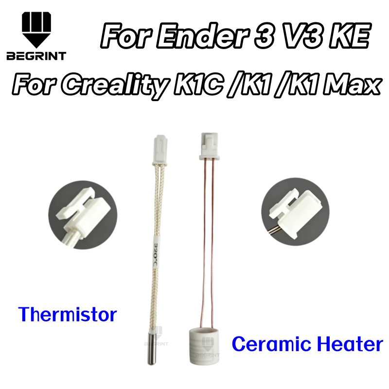 Hotend Assembly - Geliştirilmiş 24V 60W Seramik Isıtıcı Kartuş