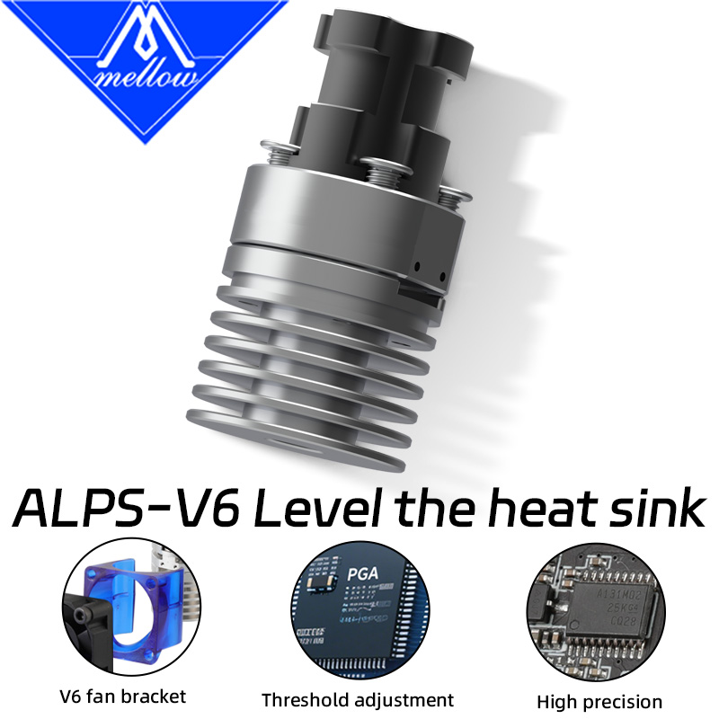 Direct Drive Extruder - Yumuşak ALPS-V6 Soğutucu Akıllı Tesviye Memesi
