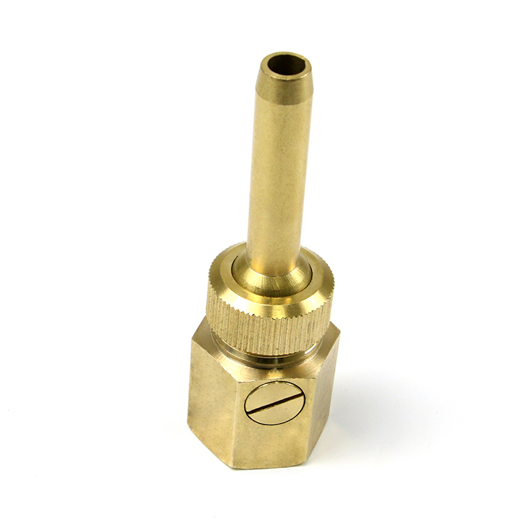 Nozzle Brass - Ayarlanabilir Üniversal Doğrudan Tekli Bakır Pirinç