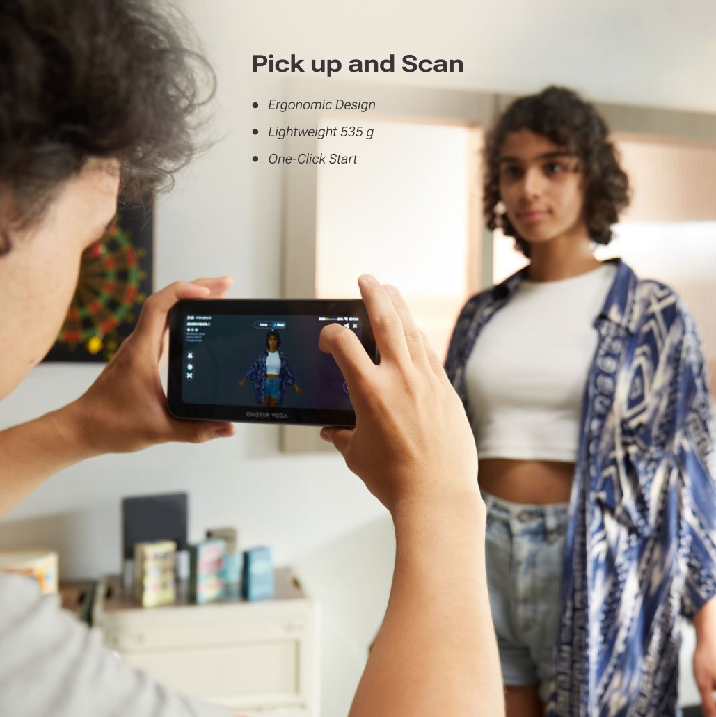Shining Einstar Vega Tarayıcı  - Handheld 3D Scanner High Precision incelemesi ve fiyatı
