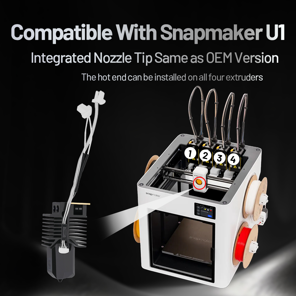 Snapmaker U1 Seramik Isıtma Bl - High Flow Ceramic Hotend incelemesi ve fiyatı
