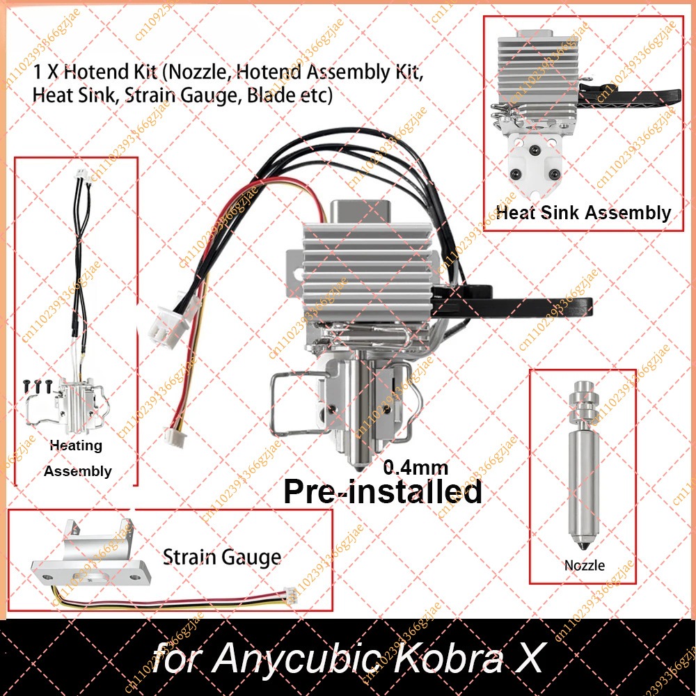 Anycubic Kobra X için 0,4 mm Ö - Hotend 0.4Mm incelemesi ve fiyatı