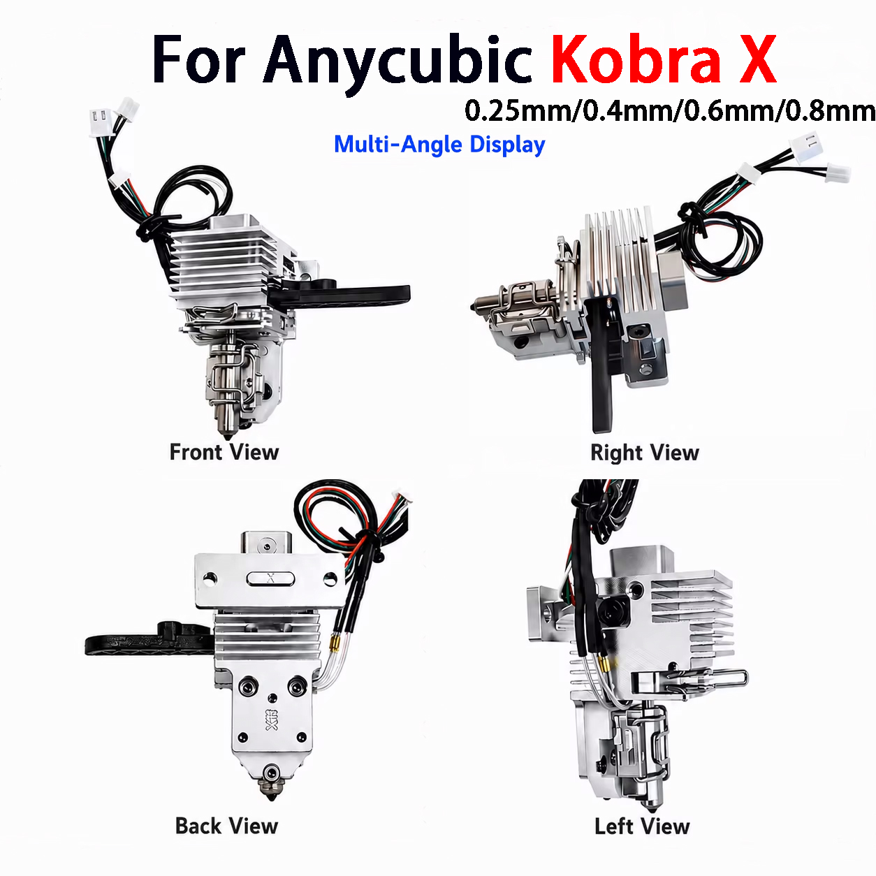 0.25 0.4 0.6 0.8mm Sıcak Uç Ki - Hotend Assembly incelemesi ve fiyatı