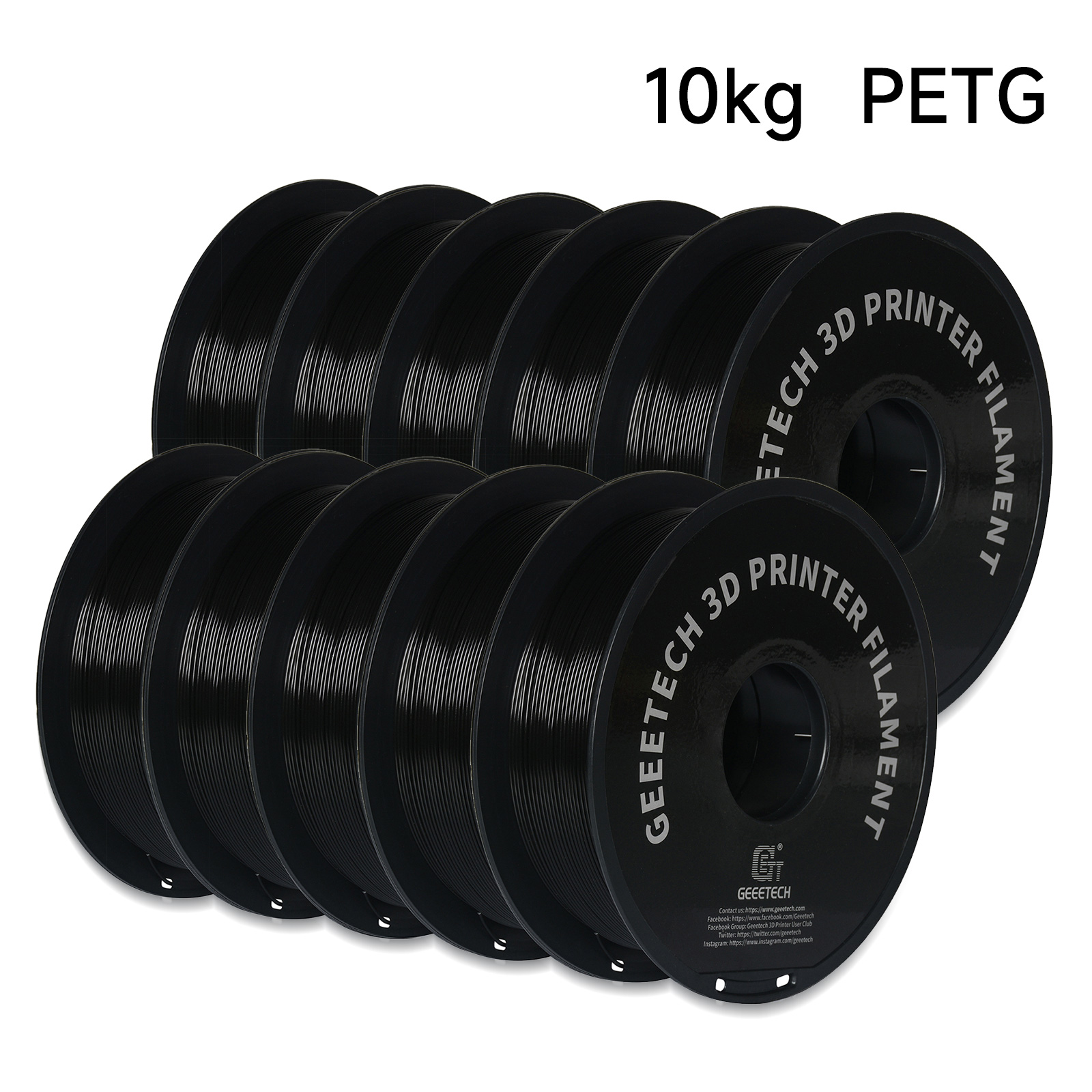 GEEETECH 10Kg Bir Kutuda Mat/P - Filament 1.75 incelemesi ve fiyatı